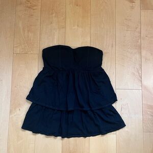 American Eagle Black Tiered Tube Top (2013)